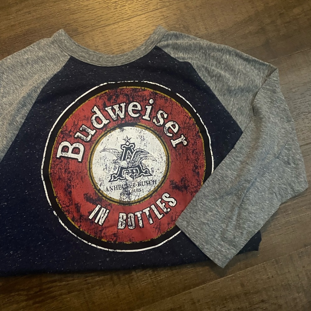 Budweiser 3/4 shirt